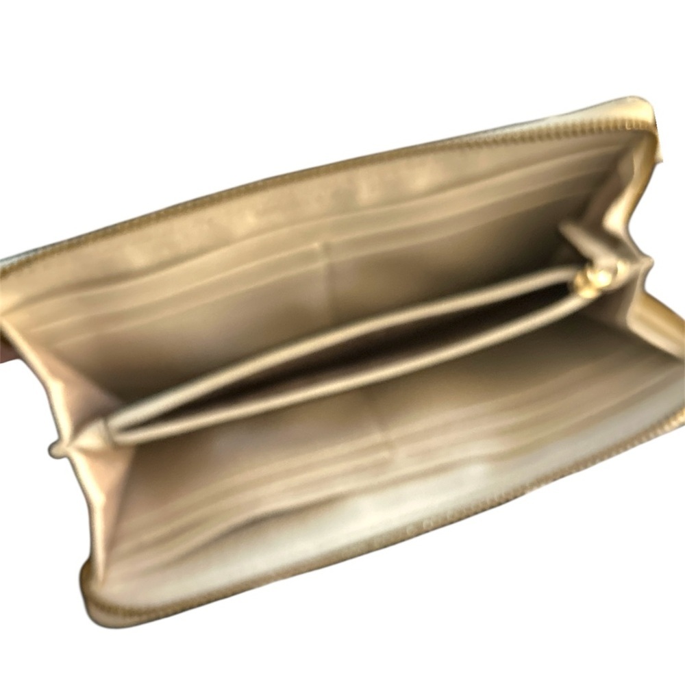 Michael Kors Jet Set Item Vanilla Zip Around Continental Wallet Vanilla - Picture 8 of 9